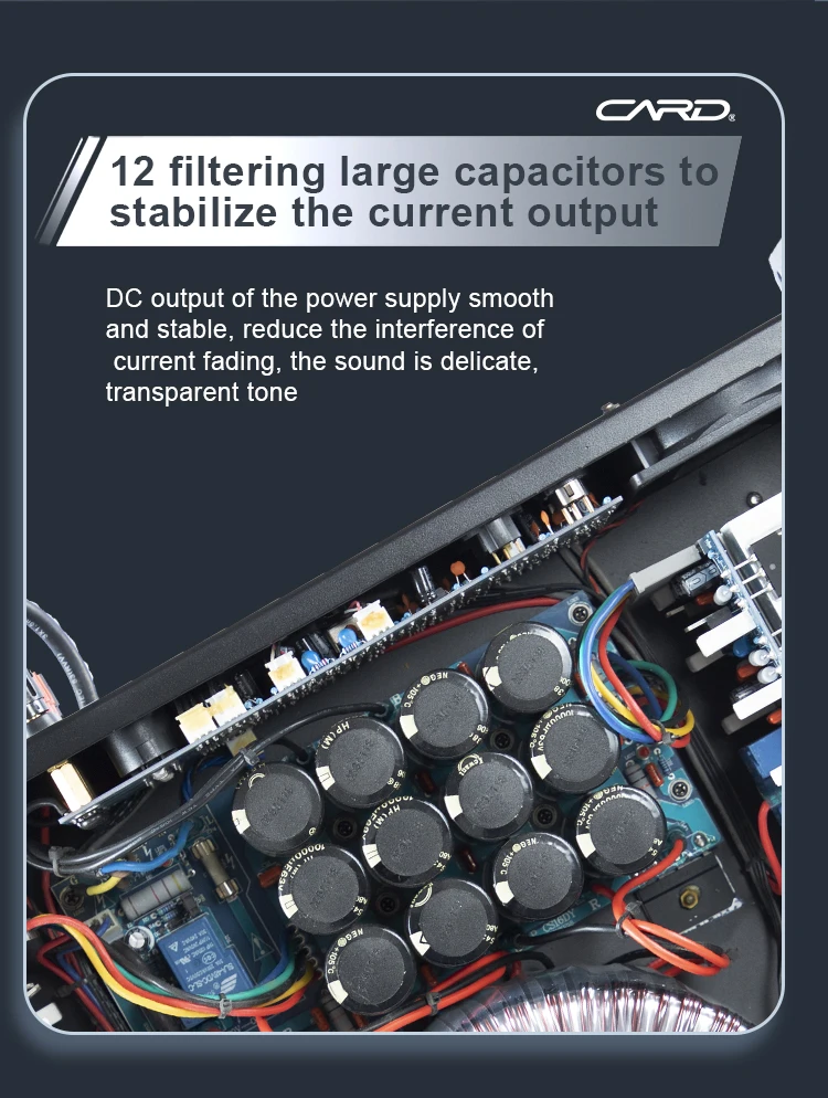 H Class Professional Amplifier - 1200W Power & Customizable