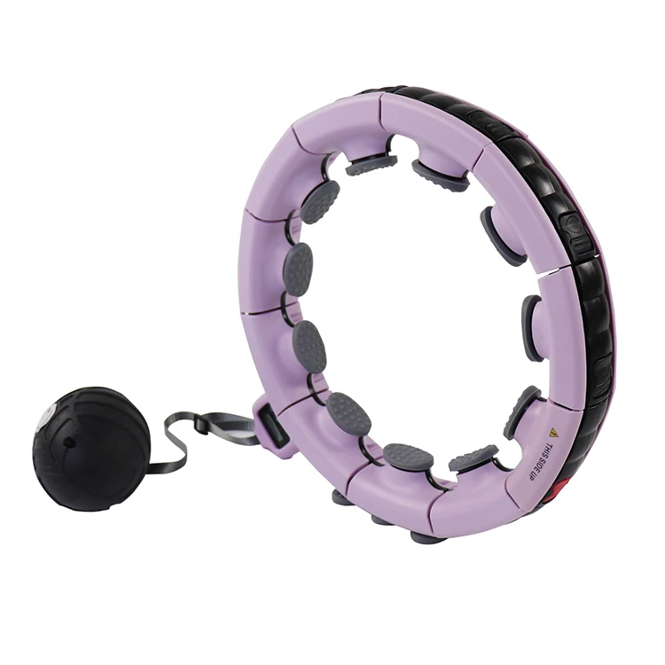 Умное утяжеленное кольцо hula с подсчетом, 16 узлов, кольцо для потери веса для взрослых, кольцо hula-обруч с шариком