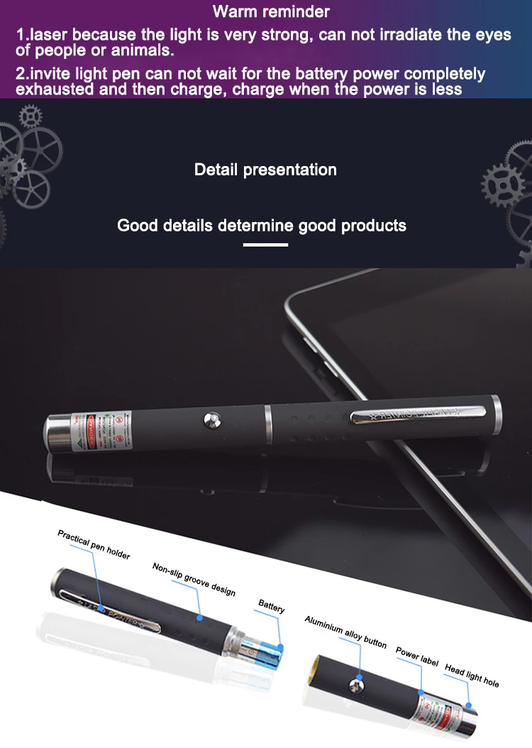 High Powerful Laser Pointer 303 532nm Beam Pen Green Laser Pointer With