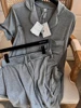 Grey short sleeved shorts