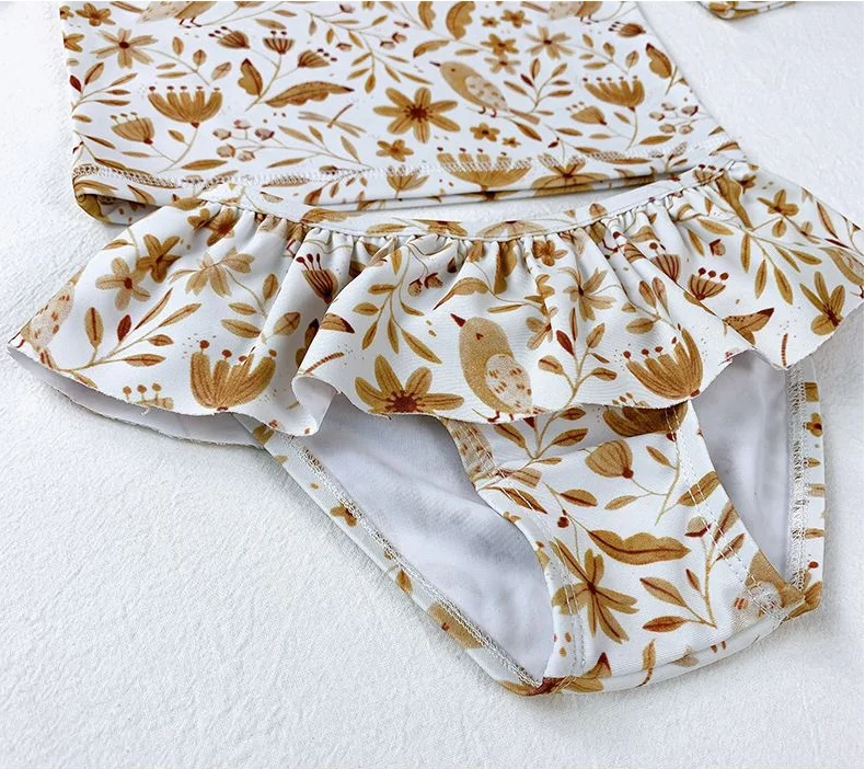 Купальник для маленьких девочек 2022 модные купальные костюмы на заказ детей ребристые детские