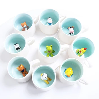 Cute Coffee Mug, Kawaii Duck Milk Tea Ceramic Mugs,3d Animal