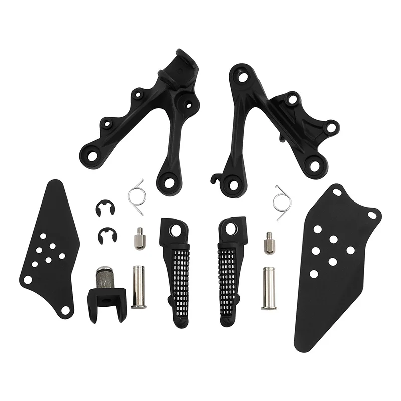 パーツ KA XINMATUO XF-048-SB Front Foot Pegs for KAWASAKI ZX6R 2009-2023
