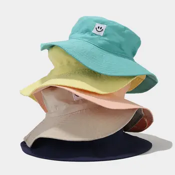 BSBH Kids Sport Reversible Bucket Hat With String For Custom Logo Summer Breathable Wear Cap UV Protection Wide Brim Sun Hats