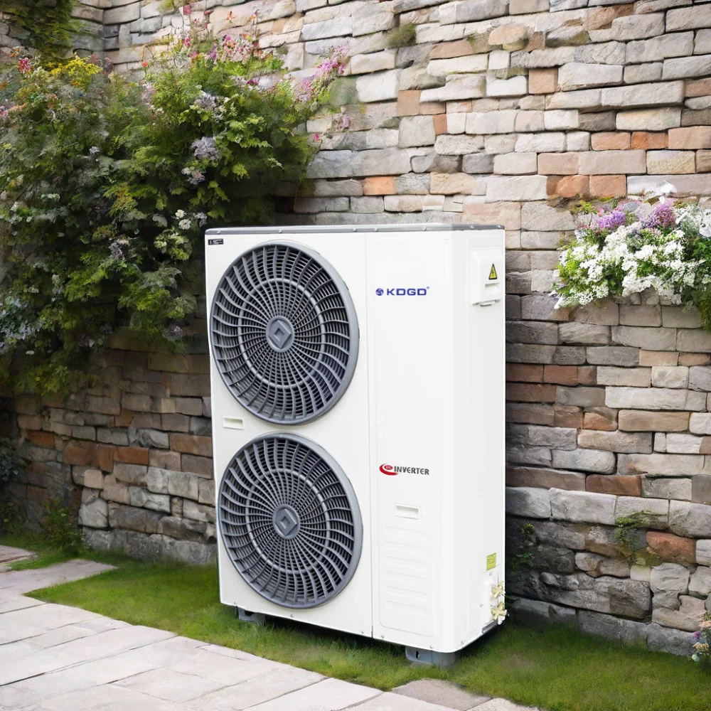 Factory Price 15kw 30kw R290 Full EVI DC Inverter Heating and Cooling Heat  Pump for Central air Conditioners Fan Coil Unit