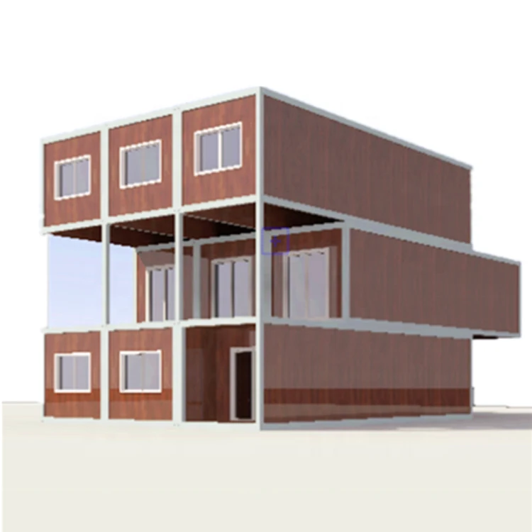 Chinese Products Wholesale Sandwich  Prefeb  container House Ready Made Fiber House 2 Bedroom House Container