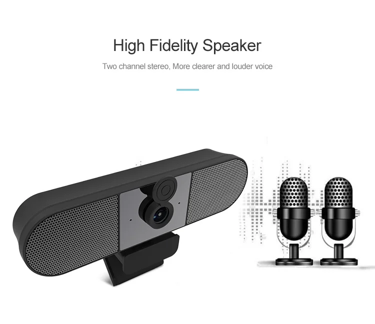 Free Driver 2MP 1080P USB Webcam External PC Camera For Laptop Desktop Online Chatting CE FCC RoHS Digital