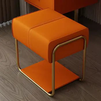 Household Dressing Stools Bedroom Minimalist Hallway Porch Shoe Changing Stool Living Room Hotel Sofa Low Foot Stool Multi-Use
