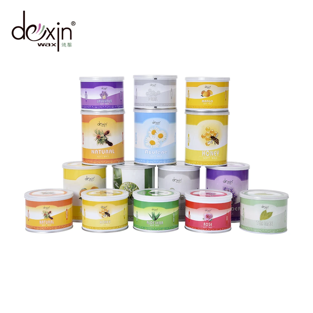 Dexin 400ml Soft Wax OEM Factory Hair Removal Cream for All Skin Types Full Body Hair Removal with Face Target Area