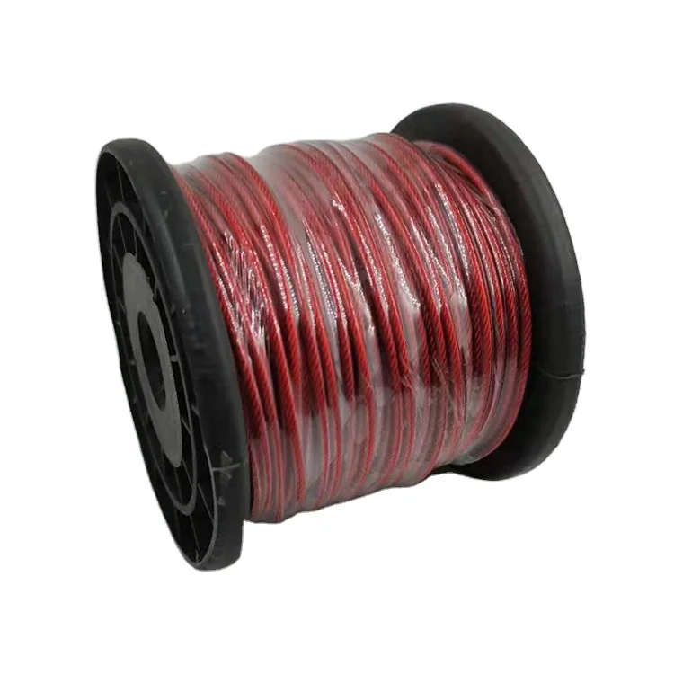 Best price rigging wire rope guardrail gauge coated wire rope