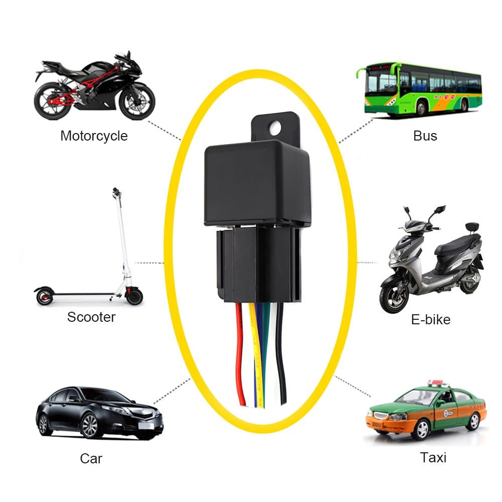 Vehicle Relay Antitheft Gps Tracker With Realtime Tracking Easy