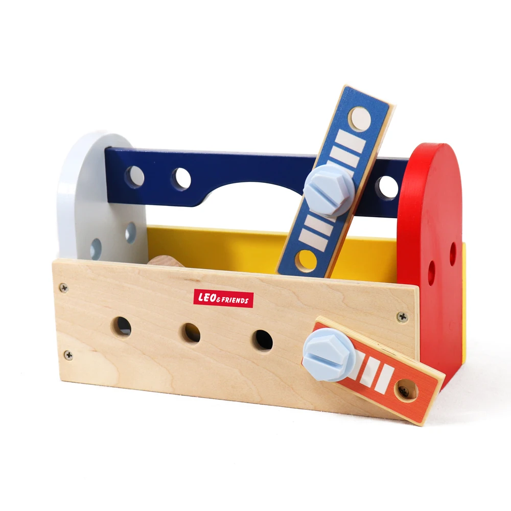 Портативная игрушка для ролевых игр унисекс зеленый пластиковый набор инструментов детей с деревянным ящиком детских