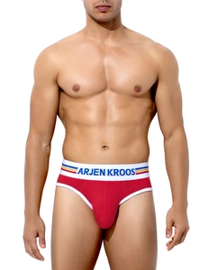 Wholesale Durable High Elasticity Mens Casual Briefs 3D Pouch Wide Waistband Comfortable Men's Cotton Briefs