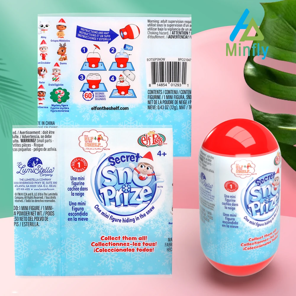 Minfly Digital Printing Custom Heat PVC PET Shrink Sleeve Labels for 12 oz Craft Beer Cans and Water Bottle Wrap