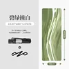 【สีเขียวมรกตและสีขาว】พื้นผิวเปลือกมะพร้าว - ยางธรรมชาติ กันลื่นและทนต่อการสึกหรอ
