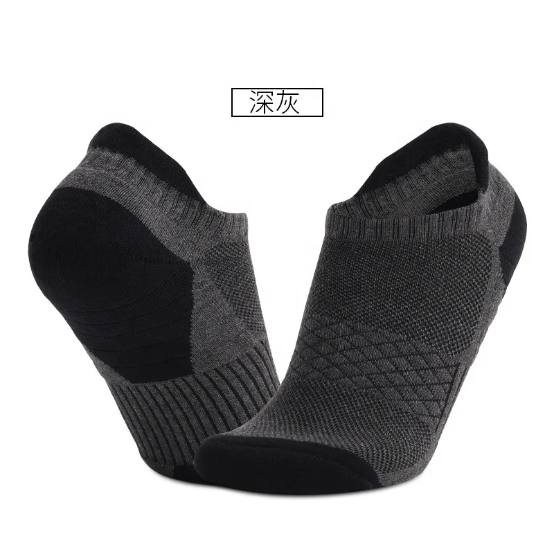 JL-10271 готово к отправке спортивный дизайн подходит для нескользящих носочков оптовая торговля дешевые хлопковые мужские носки впитывающие низкие носки до лодыжки