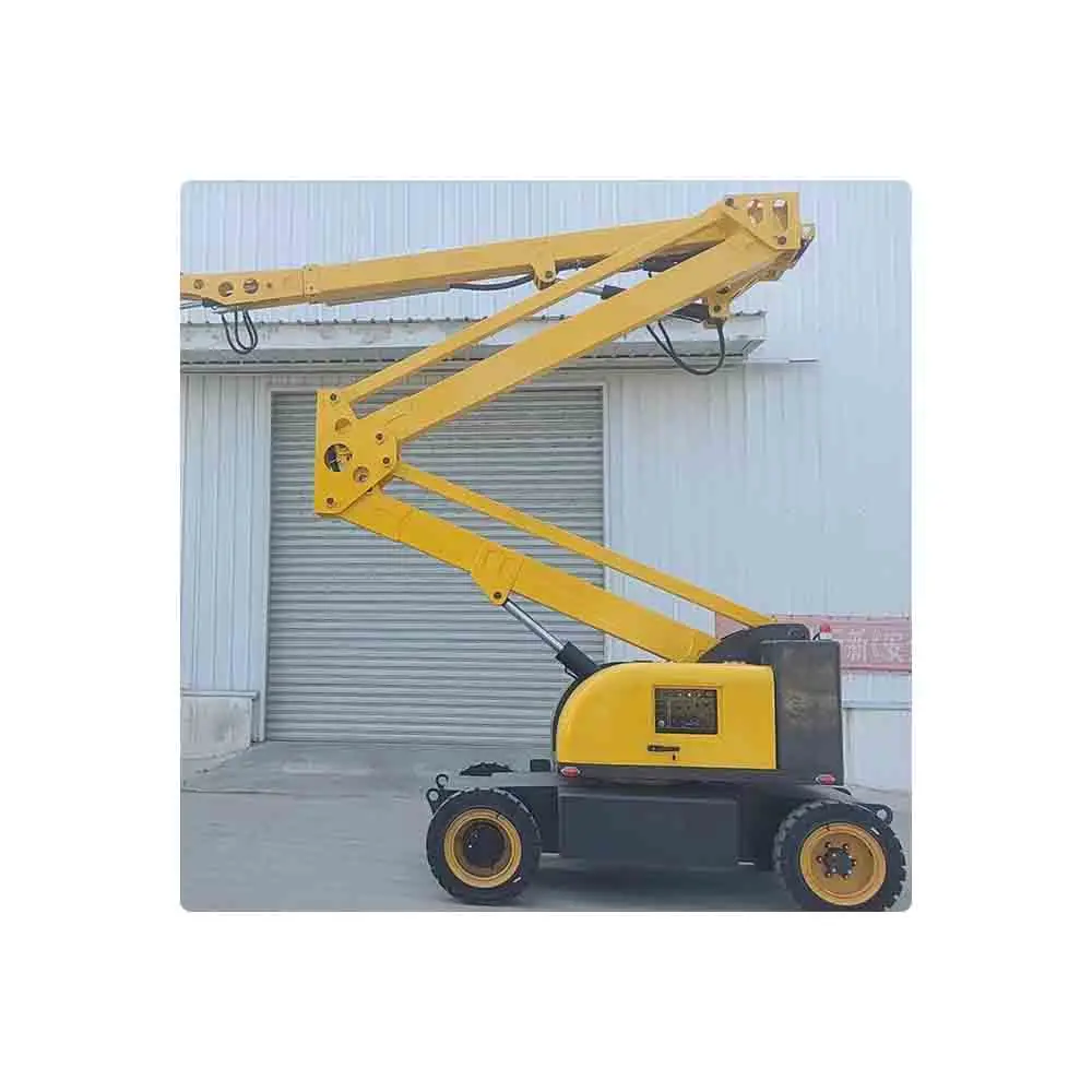 Curved arm aerial work vehicle Street lamp installation High-altitude lifting platform Aerial operation lifting equipment