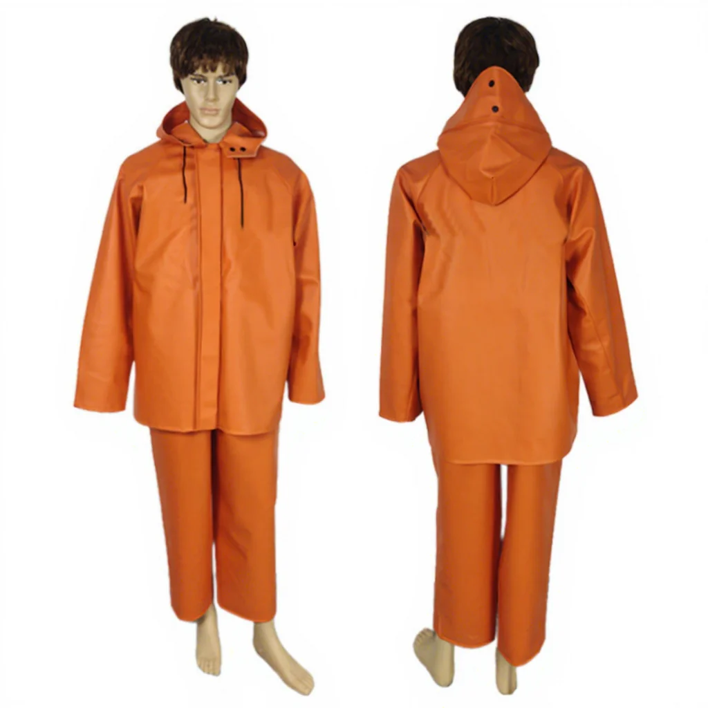 Wholesale Waterproof Fishing Jacket and Rain Suit - Heavy Duty PVC