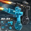 Pistola de agua eléctrica con forma de ratón de hielo - Negro y azul