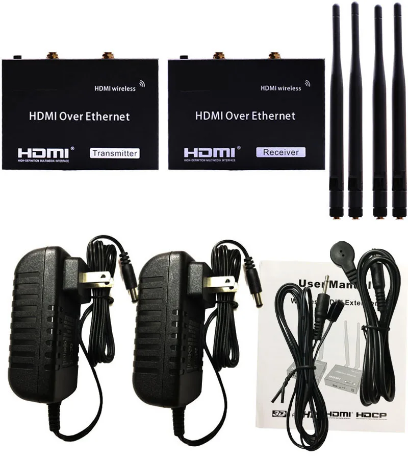 200m Wireless Wifi Hdmi Extender Transmitter Receiver 2.4g 5ghz 1080p Ir Remote Video Converter