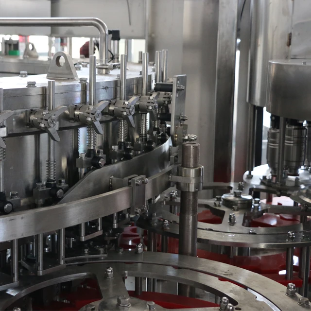 Zhangjiagang TIE Machinery Automatic Factory Price Bottle Carbonated Drinks Filling Machine