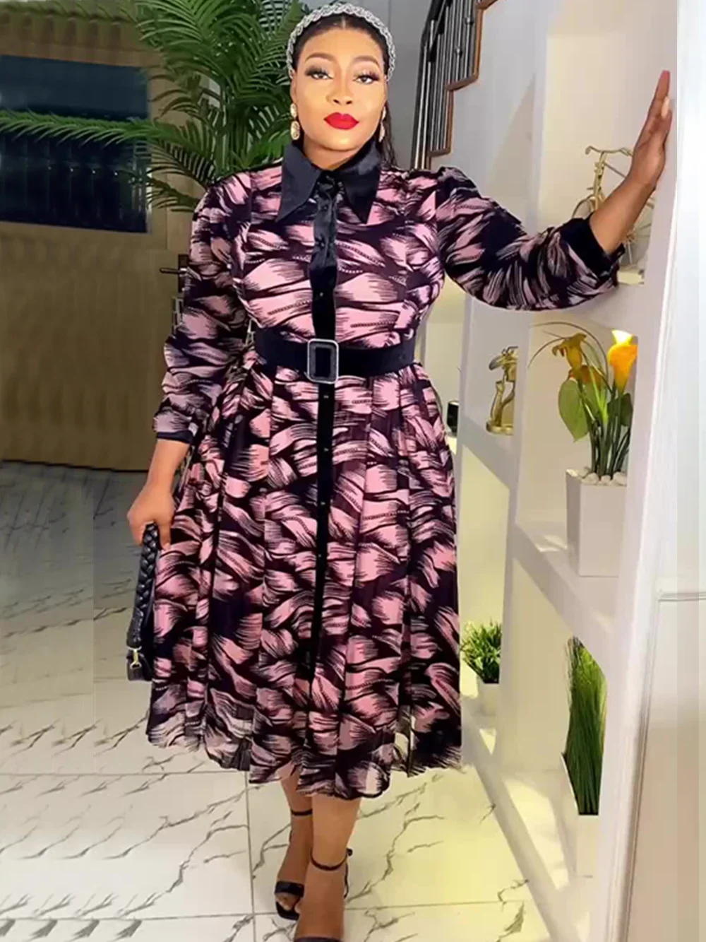 flounce dress long sleeve Smocked Ruffle Hem Flounce Sleeve Dress – Reece Creative Co