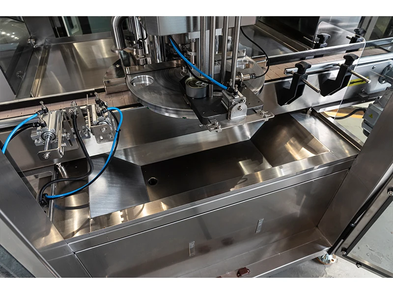 Industrial Seafood Automatic Ring Pull Automatic Vacuum Tuna Metal Tin