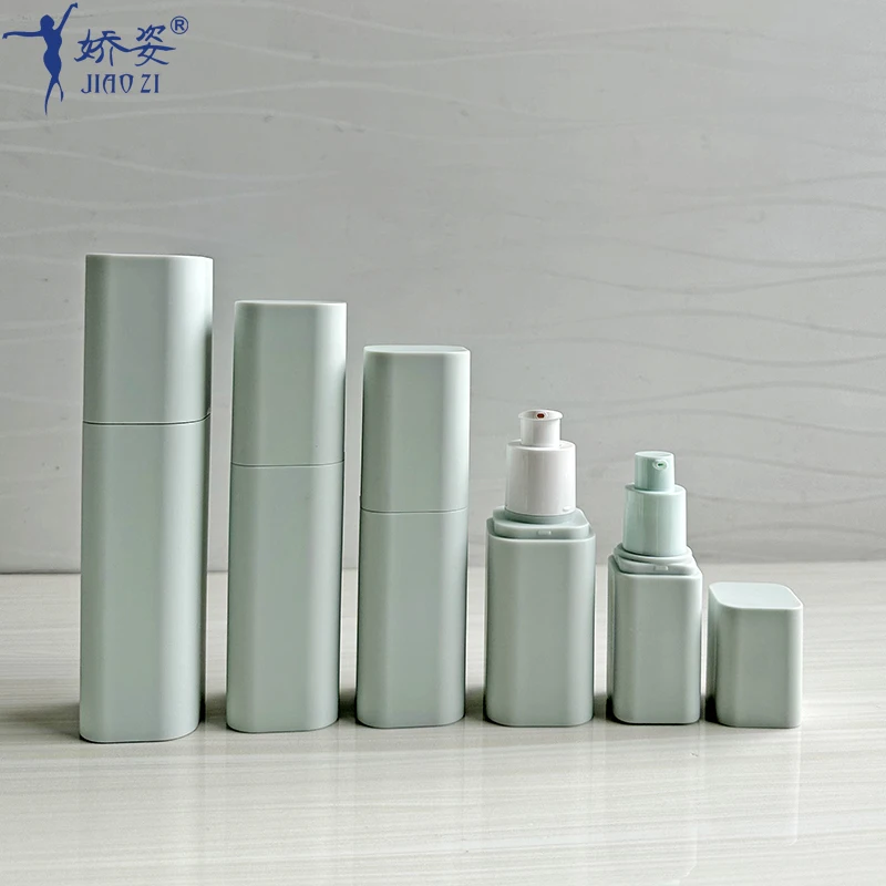 Soft Touch Square PET Bottle and Jar Set