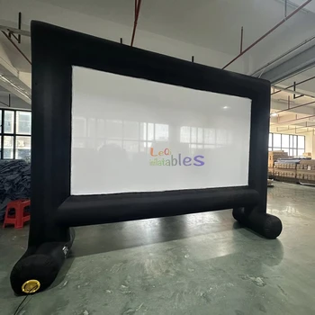 Factory Price Wholesale Portable Inflatable Projection Screen Backyard Tv Watching  Inflatable Cinema Screen for Sale