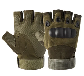 Wholesale Tactical Gloves Outdoor Half Finger Protective Sports Training Gloves Riding Gloves For Men and Women