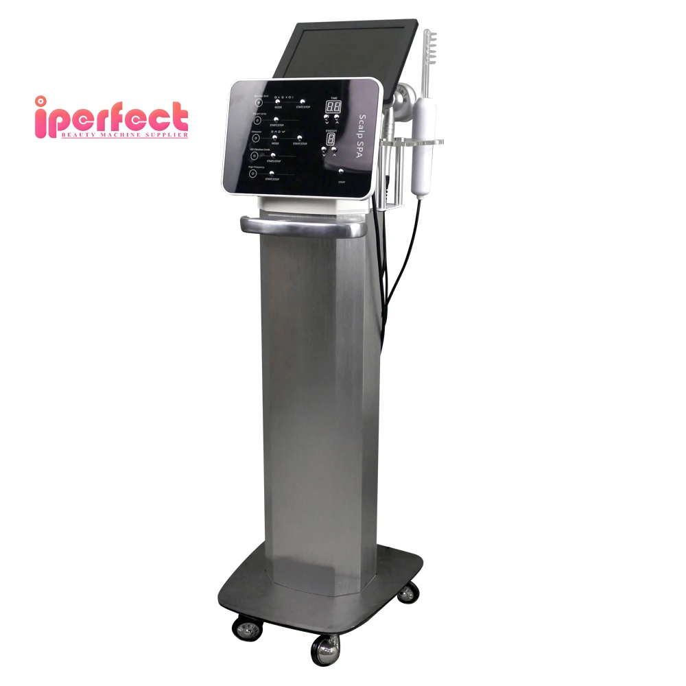 Высококачественная биомикротоковая фотонная терапия Высокочастотный Ультразвуковой Уход за волосами Лечение выпадения волос оборудование для