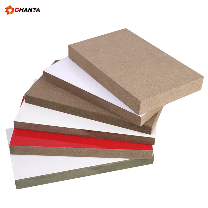 Melamine Mdf in Turkey Core and Color Can Be Customized Decoration 4mm 5mm Mdf Board Melamine