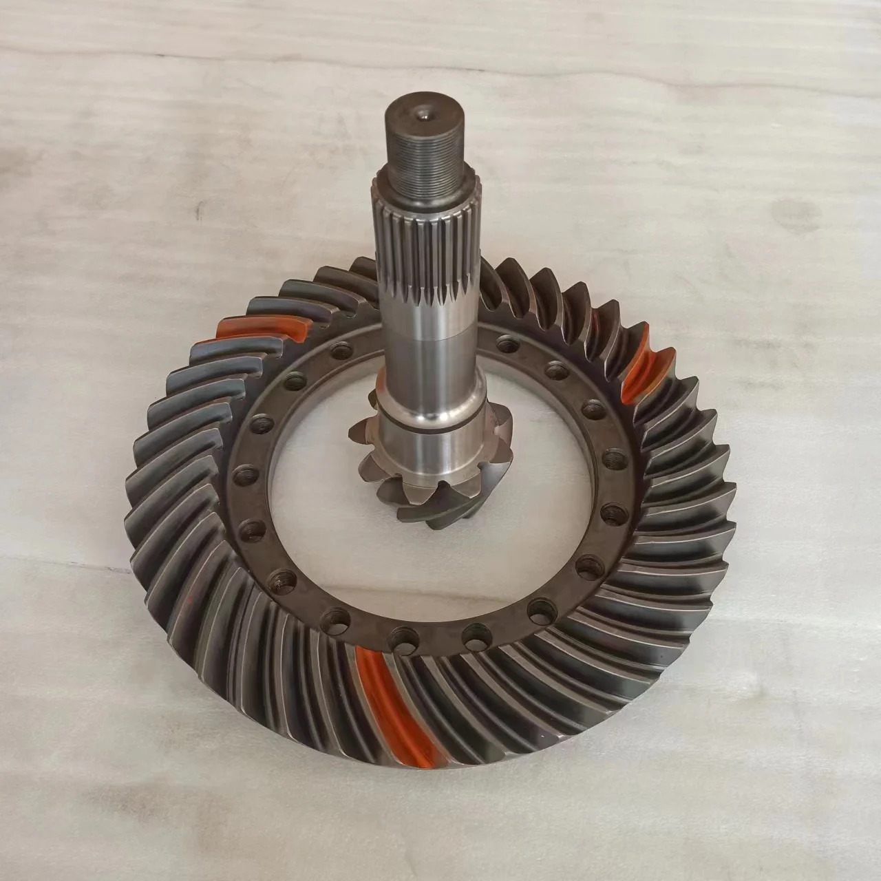 Spiral Bevel Gear Is Used For The Rear Axle Of Wheel Loaders,And For ...