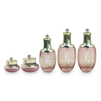 glass fancy bottle for cosmetics luxury best cosmetics toner bottle facial toner bottle