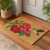 Hummingbird Hibiscus - Imitation Coconut Fiber Floor Mat