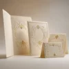 Embossed Ivory Gold Craft