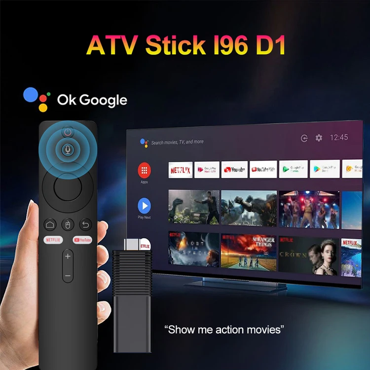 Topleo I96 D1 H313 1gb Ram 8gb Rom Stick Tv 4k Best Android Fire Lite ...