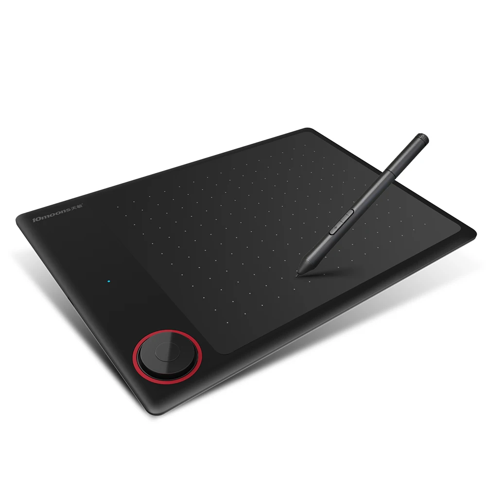 10moons G30 8192 Graphic Tablet With Roller Key Tablet Drawing Cheap