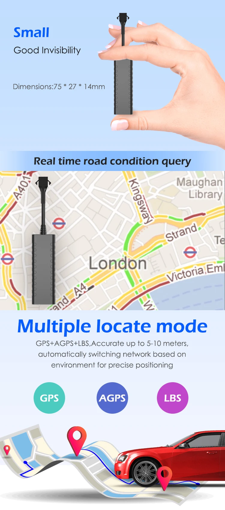 Sale Low Price Off Engine Waterproof Car Motorcycle 2g Gps Tracker With