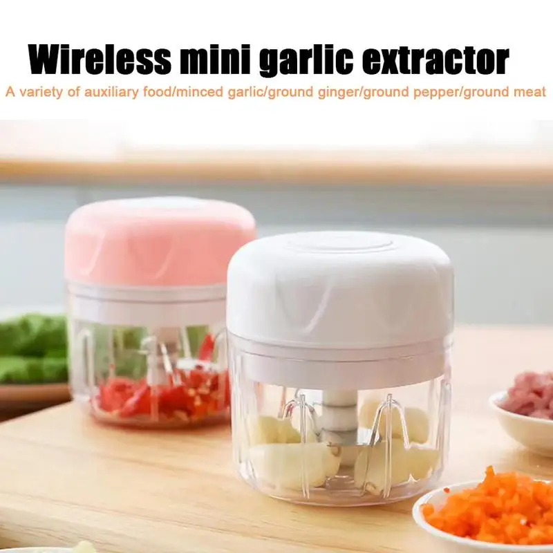 Buy Wholesale China 4 In 1 Kitchen Electric Mini Food Chopper Wireless  Mincer Vegetable Meat Chopper Food Processor & Electric Mini Food Chopper  at USD 6.57