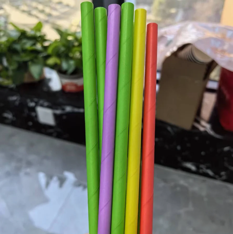 Eco Disposable funny drinking straws 100% biodegradable paper straw Manufacturer Wholesale kraft Paper Straws