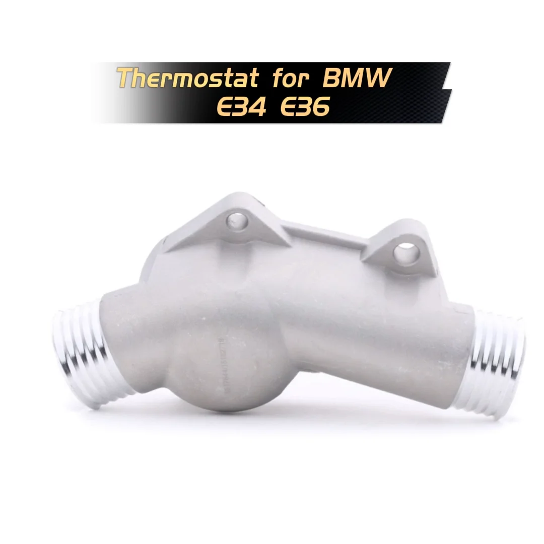 Aluminum Thermostat Housing Cover 11531722531 With Gasket Brand New For