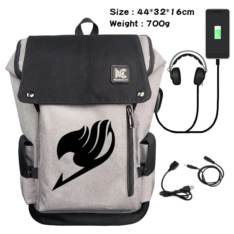 anime laptop backpack