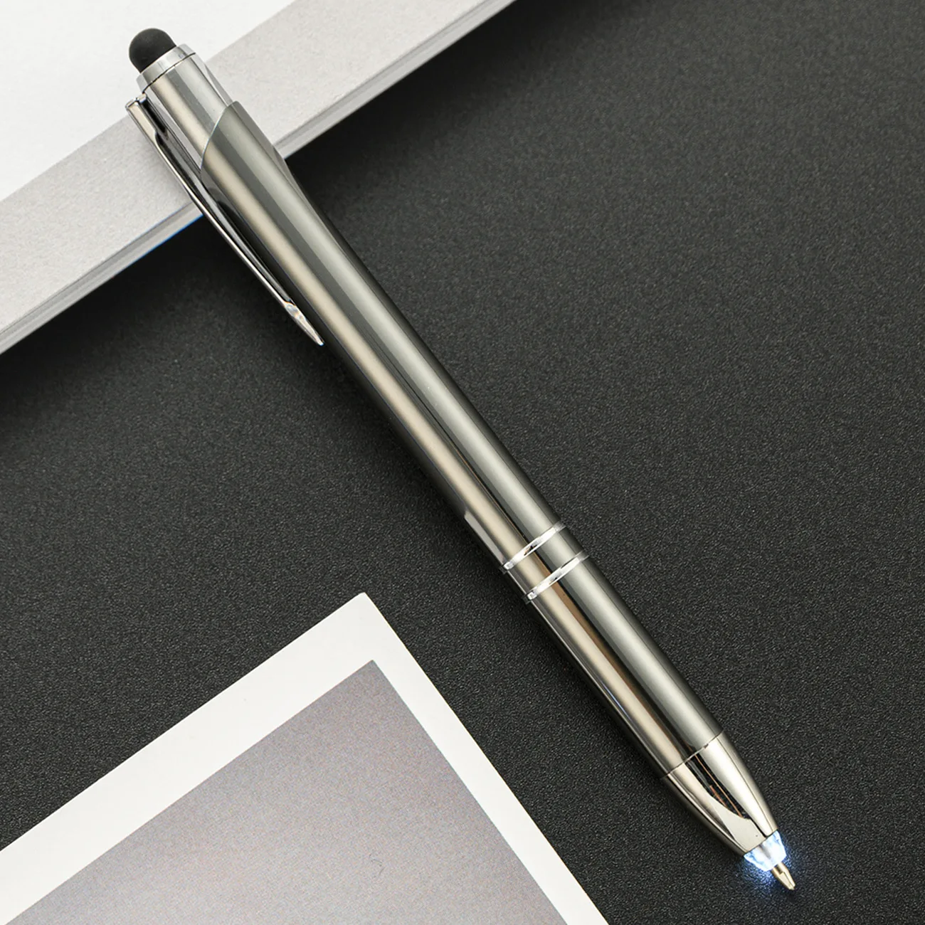 branded printed logo names promotional touch screen surface pen mobile phone pens with stylus
