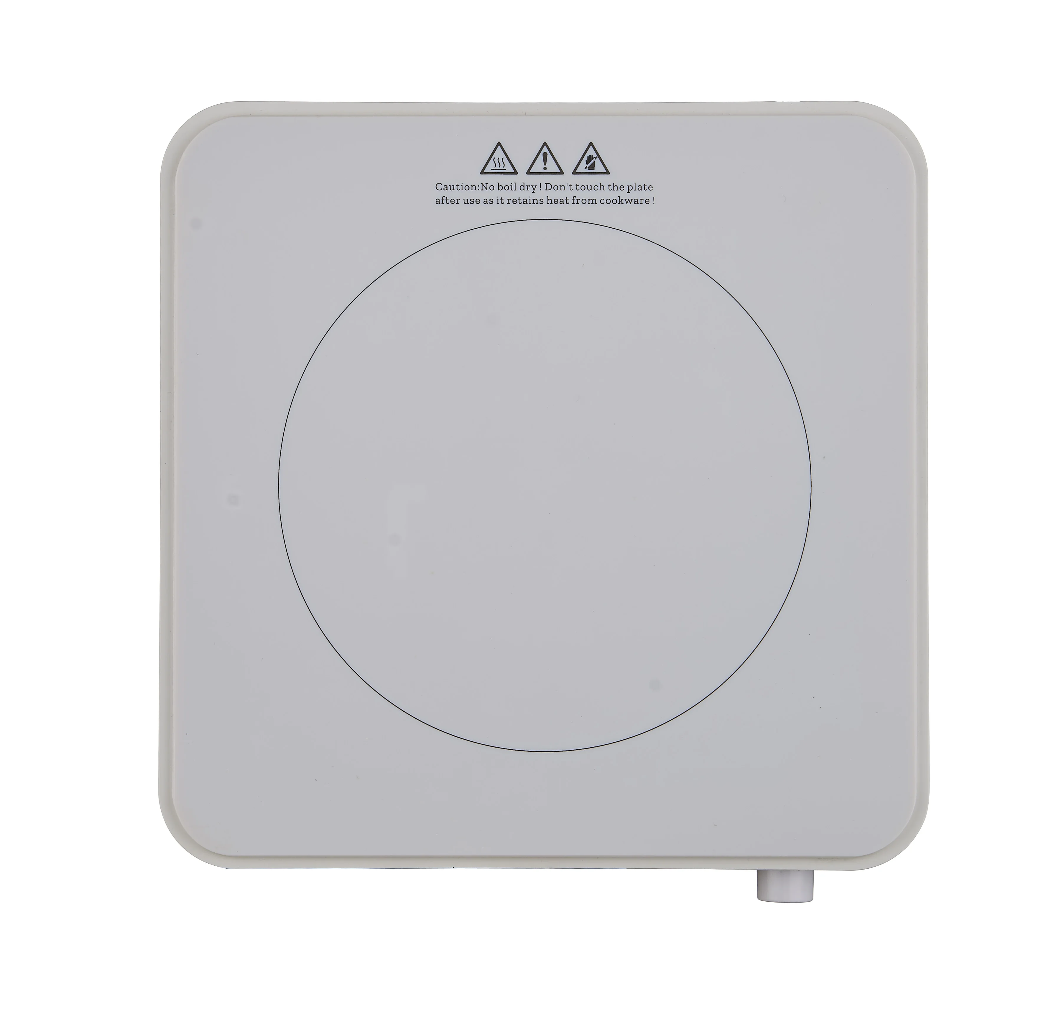 White Single Induction Cooker Mini Table Portable Square Shape Electric Induction Stove