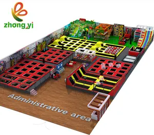 Large Rectangular Bungee Jumping Kids Trampoline Bed Adult Big Foam Pit Sale of Trampoline