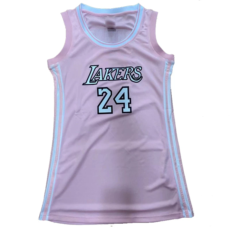 Summer Sleeveless Jersey Basketball Dress Women Streetwear
