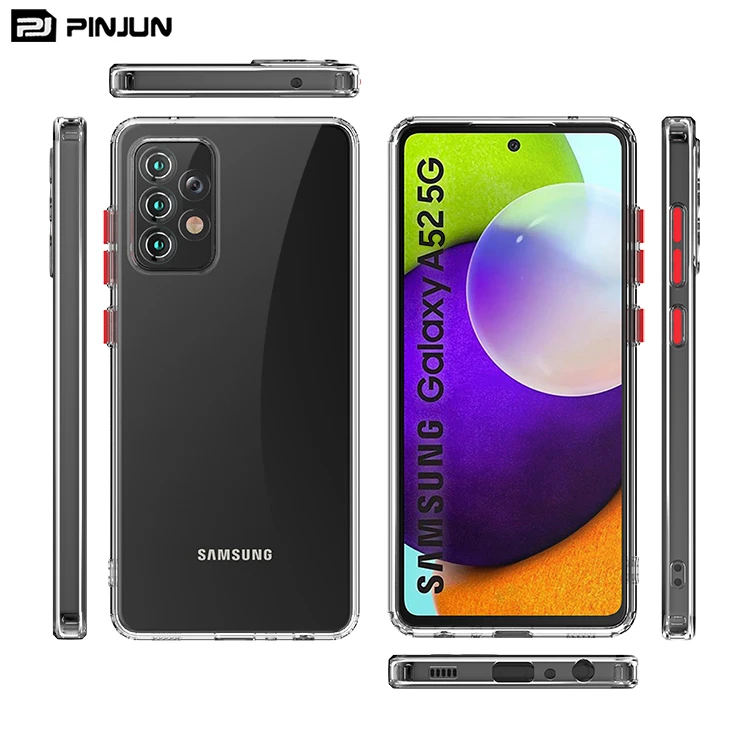 transparent cover for samsung galaxy a52 shockproof crystal