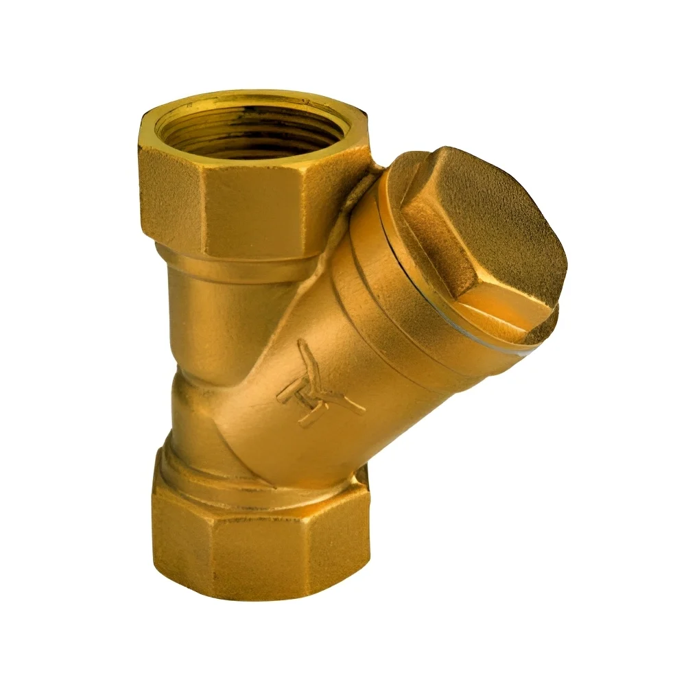 Brass Y Strainer Drain Valve Wholesale 1/2 - 2 Inch Brass Y Strainer Filter Drain Check Valve supplier