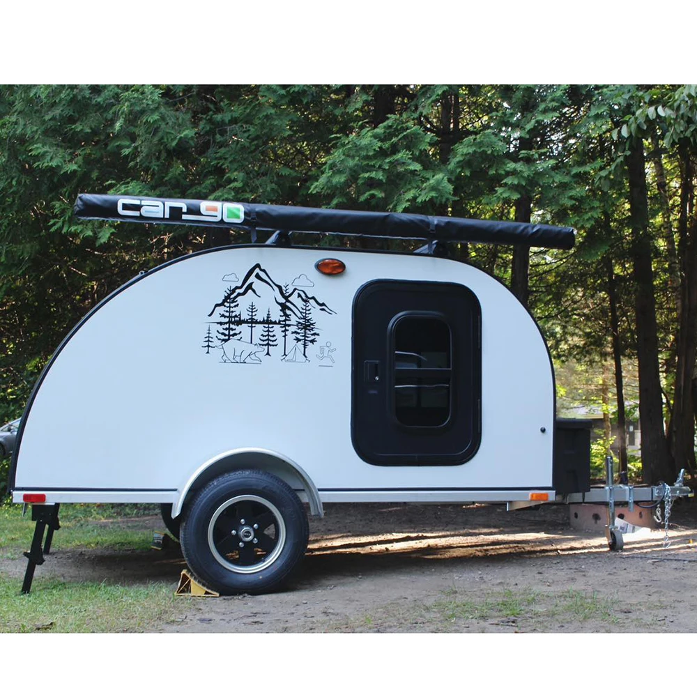 Allroad OEM ODM Custom Small Teardrop Camping Caravan Travel Trailers Great Price Mini Tear Drop Camper Trailer for Offroad Sale